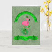 Grappige St. Patrick's Day Shenanigans Kaart (Gele Bloem)