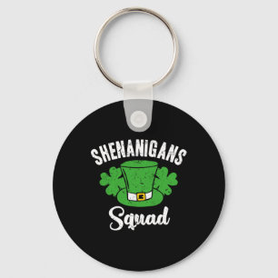 Grappige St Patrick's Day Shenanigans Squad Ierse  Sleutelhanger