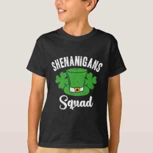 Grappige St. Patrick's Day Shenanigans Squad Ierse T-shirt