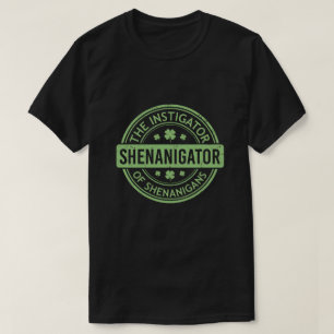 Grappige St. Patrick's Day Shenanigator Aanstichte T-shirt