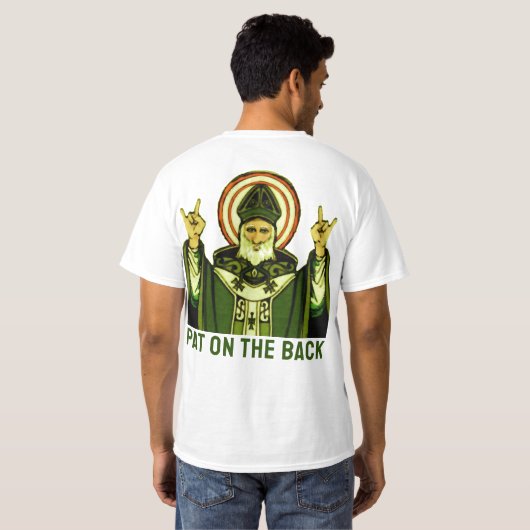 Grappige St. Patrick's Day T-shirt (Achterkant volledig)