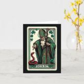 Grappige St Patricks Day Tarot Kaart Go'n Git St P (Gele Bloem)