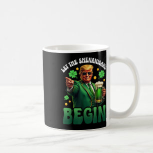 Grappige St Patrick's Day Trump liet de Shenanigan Koffiemok