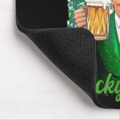 Grappige St Patrick's Day Trump Witte Huis Iers bi Muismat (Hoek)