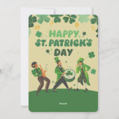 grappige St. Patrick's Day uitnodigingen (Achterkant)