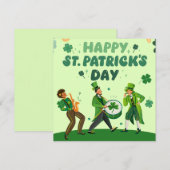 grappige St. Patrick's Day uitnodigingen (Voorkant / Achterkant)