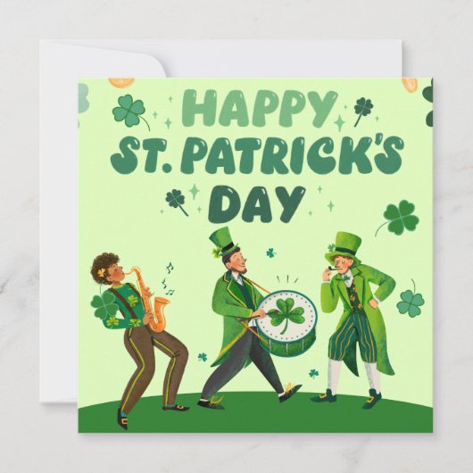 grappige St. Patrick's Day uitnodigingen (Voorkant)