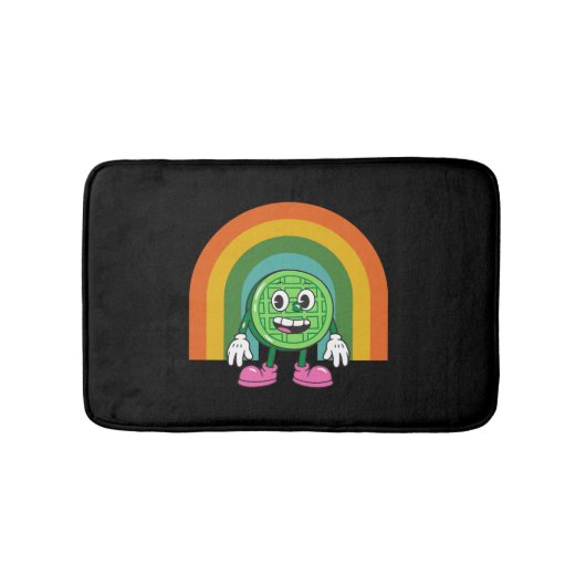 Grappige St Patricks Day Waffle Grappige Waffle Badmat (Voorkant)