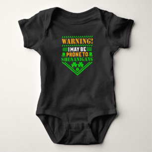 Grappige St. Patrick's Day woordkunst  Romper