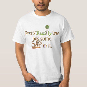 Grappige stamboomsap t-shirt