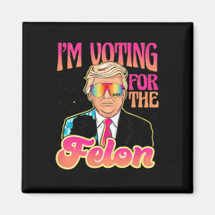 Grappige stand met Trump Stem 4 Trump 2024 geschen Magneet