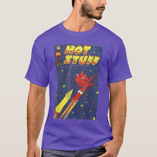 Grappige Stary Comic Cover met Hot Stuff T-shirt (Voorkant)