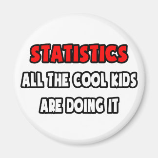 Grappige statisticus Shirten en geschenken Magneet