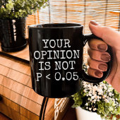 grappige statistiek statistisch significant koffiemok