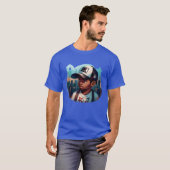 Grappige stedelijke man t-shirt (Voorkant volledig)
