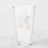Grappige Steenbok Geit – Zo Overvol Cartoon Glas (Achterkant)