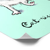 Grappige Steenbok poster Zodiac Kat Sterren teken  (Hoek)