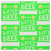 grappige steentjes besparen drink bier stof (Swatch)