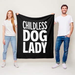 Grappige Stem Kat Dame Zonder Kinderen 2024 Fleece Deken