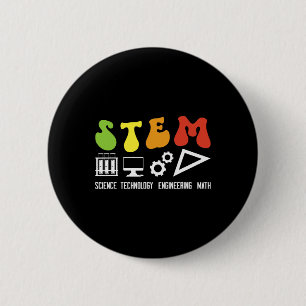 Grappige Stem-leraren Waardering Stem-onderwijs Ronde Button 5,7 Cm