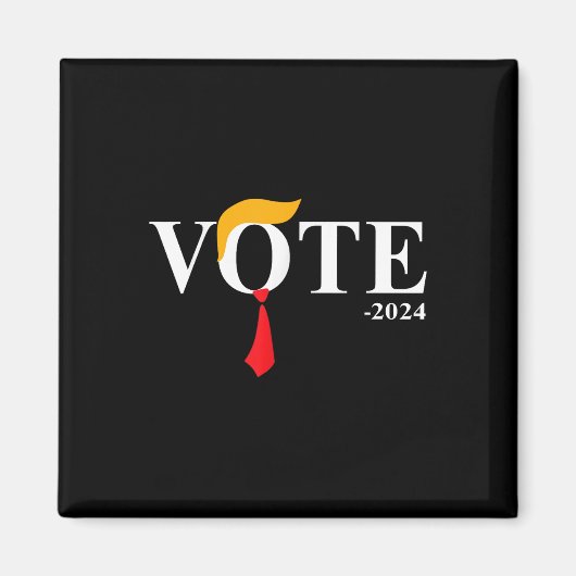Grappige stem Trump 2024 haarband Magneet (Voorkant)