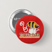Grappige stemmingverpester bij ronde button 5,7 cm (Voorkant /achterkant)