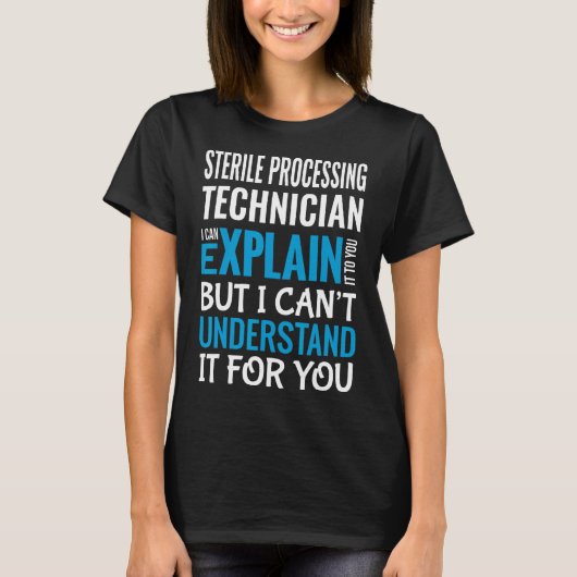 Grappige Steriele Verwerkingstechnicus Gift Apprec T-shirt (Voorkant)