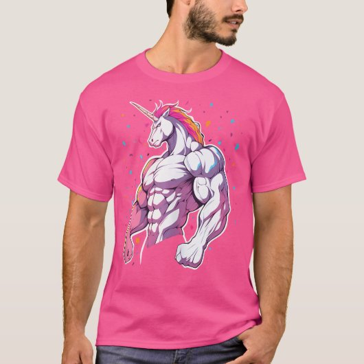 Grappige sterke gym t-shirt (Voorkant)