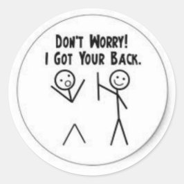 grappige sticker
