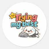 Grappige sticker (Voorkant)