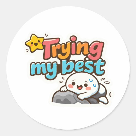 Grappige sticker (Voorkant)