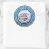 grappige sticker aan de zon (Tas)