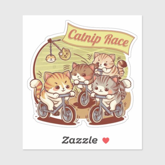 Grappige Sticker met Schattigee kleine Kittens op  (Vel)