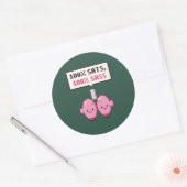 Grappige sticker voor longfunctieanalist (Envelop)