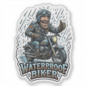 Grappige sticker voor motorrijders - Waterdichte s (Voorkant)
