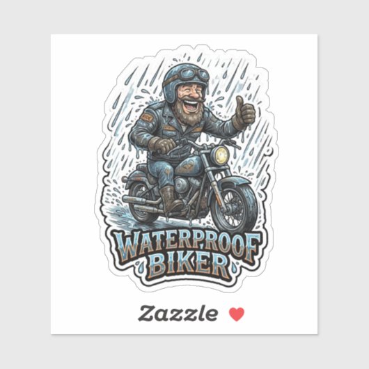 Grappige sticker voor motorrijders - Waterdichte s (Vel)