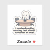 Grappige sticker voor zakelijke vergadering met sp (Vel)