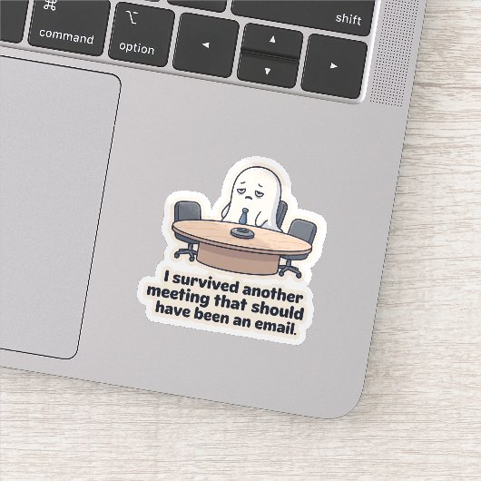 Grappige sticker voor zakelijke vergadering met sp (Detail)