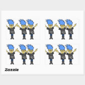 Grappige stickers doen geen paniek (Vel)