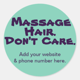Grappige  Stickers voor Massage Cliënten