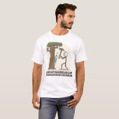 Grappige stickman slogan t-shirt (Voorkant volledig)