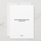 Grappige stiefvader grap Vaderdag Feestdagenkaart (Achterkant)