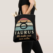 Grappige Stier Dierenriem Regels Tote Bag (Dichtbij)