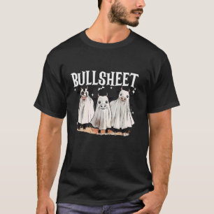 Grappige Stierblad Westerse Hoogland Koeien Grieze T-shirt