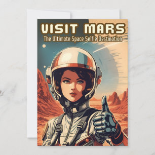 Grappige  stijl Bezoek Mars Tourism Humor