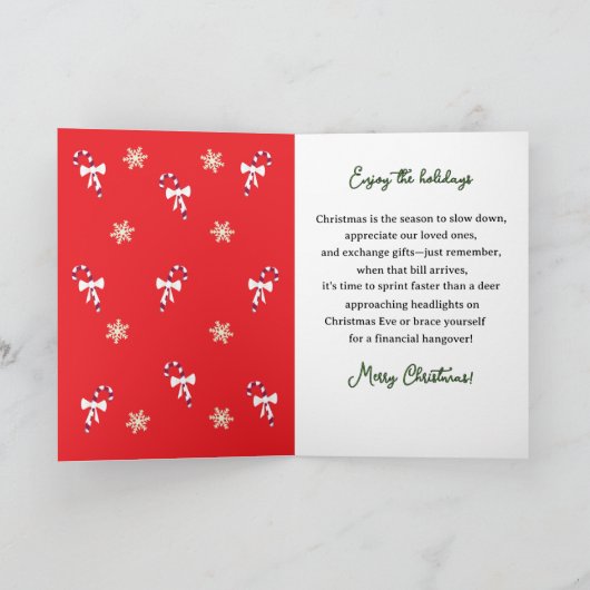 Grappige stijlvolle Afro-Amerikaanse meisje kerst  Bedankkaart (Binnen)