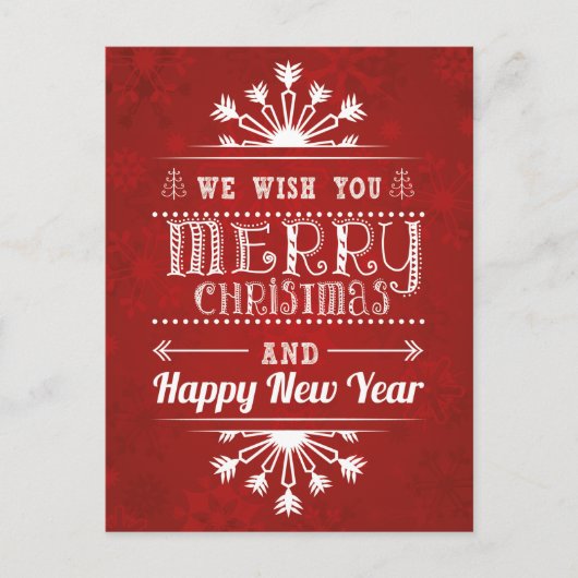 Grappige stijlvolle retro Vrolijke kerstgroet Feestdagenkaart (Voorkant)