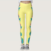 Grappige stijlvolle vis leggings (Voorkant)
