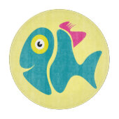 Grappige stijlvolle vis snijplank (Voorkant)