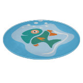 Grappige stijlvolle vis snijplank (Hoek)